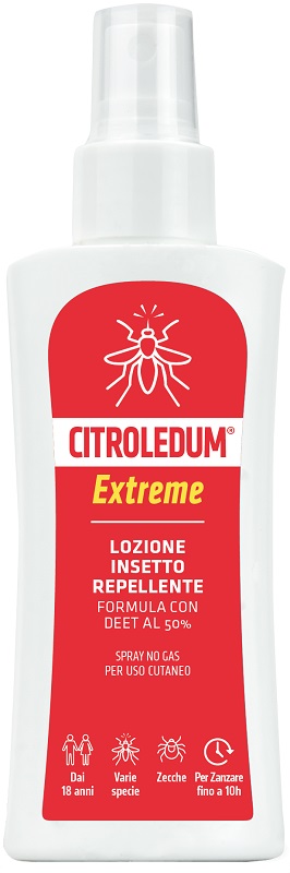 CITROLEDUM LOZIONE SPRAY EXTREME DEET 50% 100 ML - farmachicca