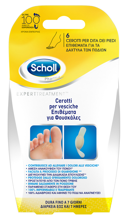 CEROTTO SCHOLL VESCICA DITA PIEDE 6 PEZZI - farmachicca