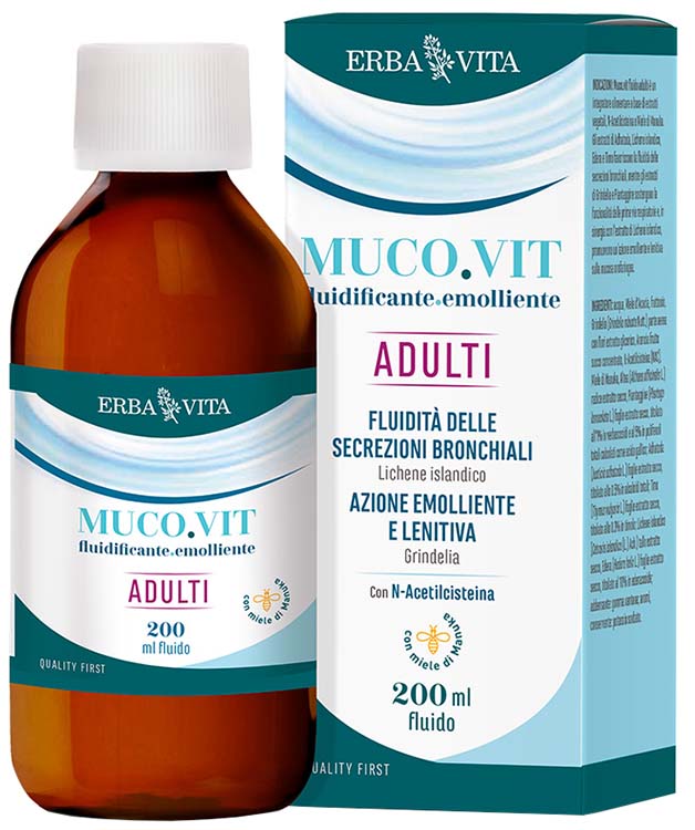 MUCOVIT FLUIDO ADULTI 200 ML - farmachicca