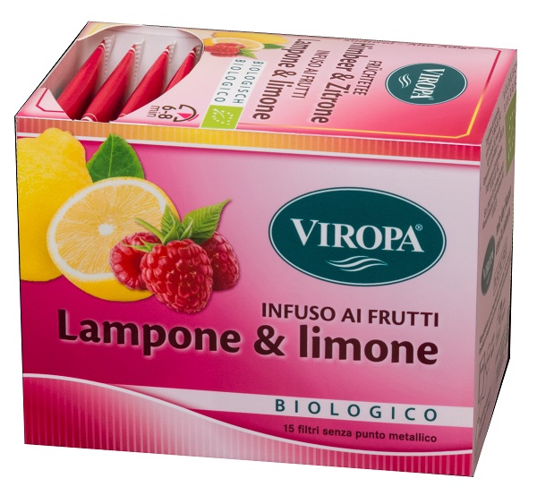 VIROPA INFUSO LAMPONE & LIMONE BIO 15 BUSTINE DA 2,7 G - farmachicca