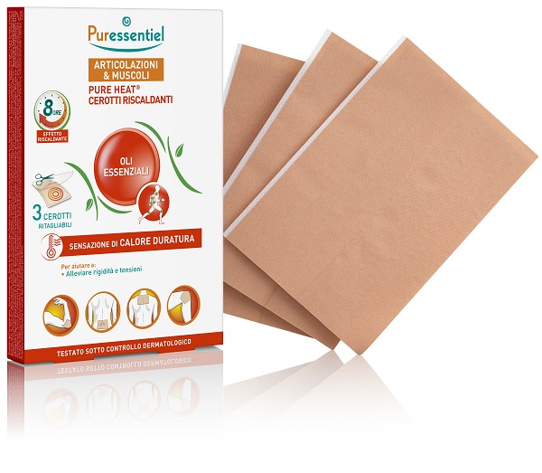 PURESSENTIEL HEAT CEROTTI 3 PEZZI - farmachicca
