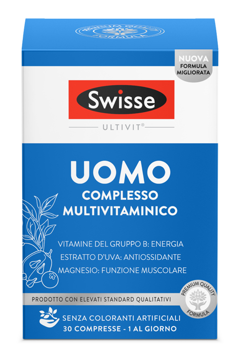 SWISSE MULTIVITAMINICO UOMO 30 COMPRESSE - farmachicca