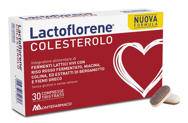 LACTOFLORENE COLESTEROLO TRISTRATO 30 COMPRESSE - farmachicca