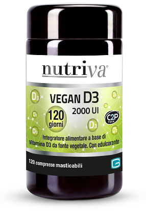 NUTRIVA VEGAN D3 120 COMPRESSE - farmachicca