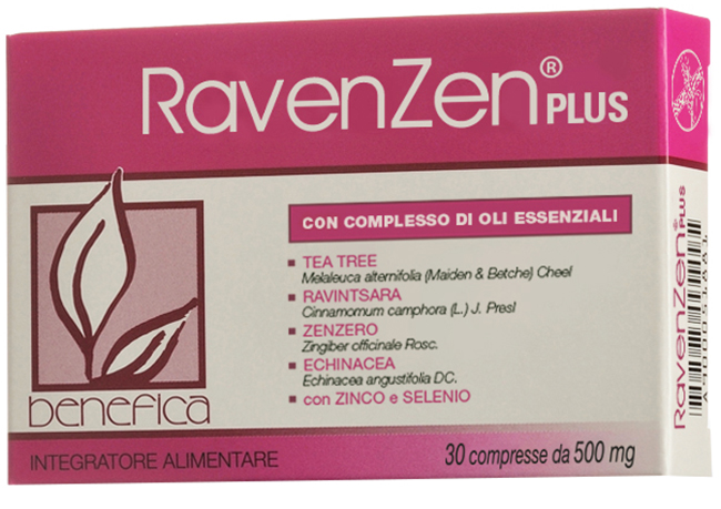 RAVENZEN PLUS 30 COMPRESSE BENEFICA - farmachicca
