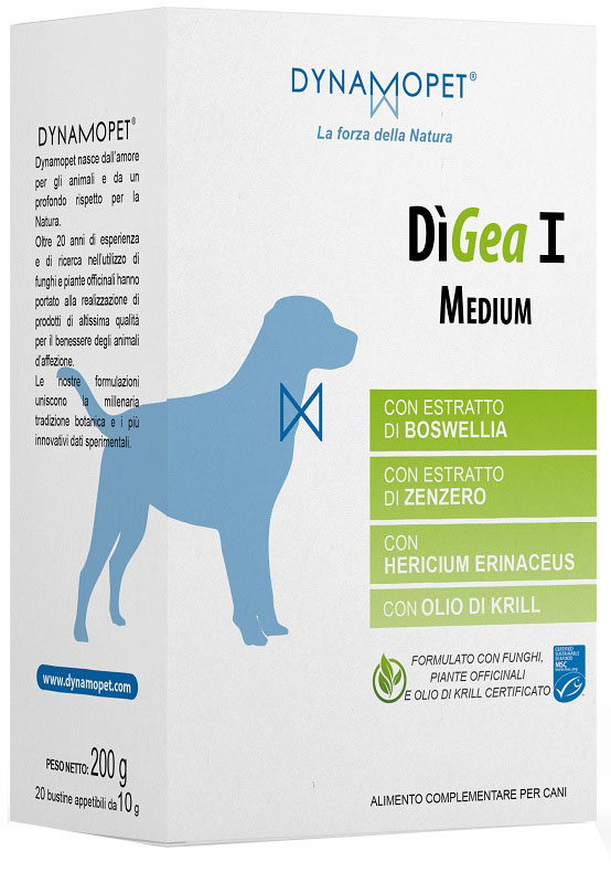 DIGEA I MEDIUM PER CANI 20 BUSTINE DA 10 G - farmachicca