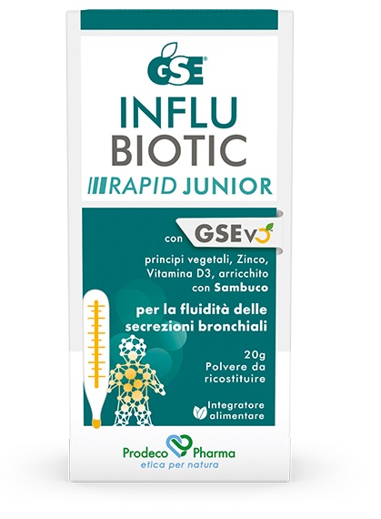 GSE INFLUBIOTIC RAPID JUNIOR 20 G - farmachicca