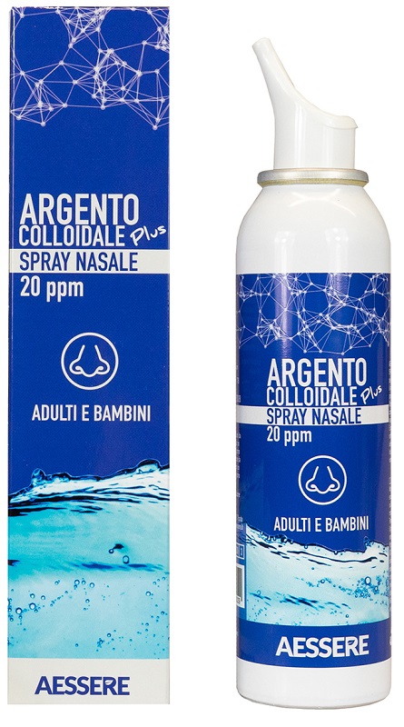 ARGENTO COLLOIDALE PLUS NASALE SPRAY 20 PPM 100 ML - farmachicca