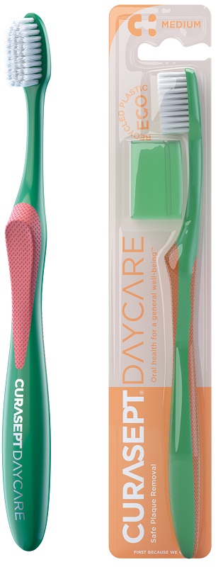 CURASEPT DAYCARE SPAZZOLINO ECO MEDIUM - farmachicca