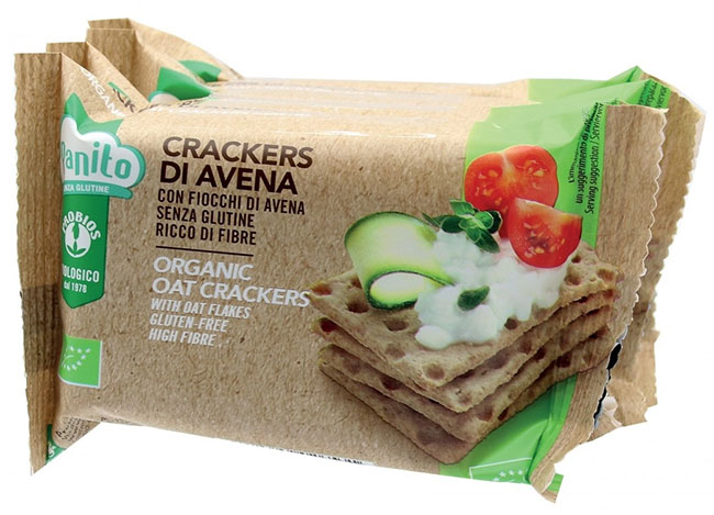 PROBIOS BIO CRACKERS AVENA CON FIOCCHI DI AVENA 4 X 35 G - farmachicca