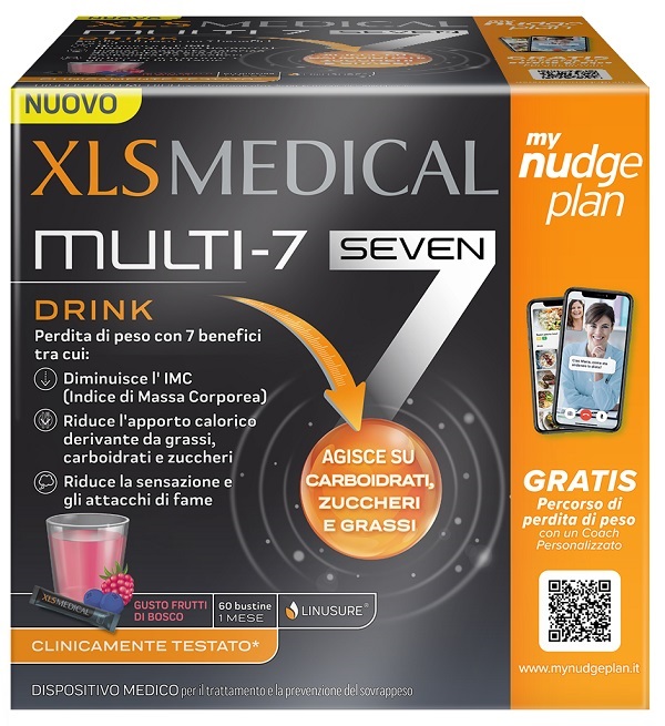 XLS MEDICAL MULTI7 DRINK 60 BUSTINE - farmachicca