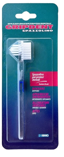 GRIPDENT SPAZZOLINO PER PROTESI DENTALI - farmachicca