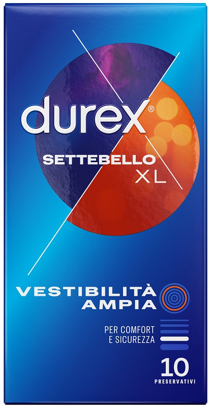 PROFILATTICO DUREX SETTEBELLO EXTRALARGE 10 PEZZI - farmachicca