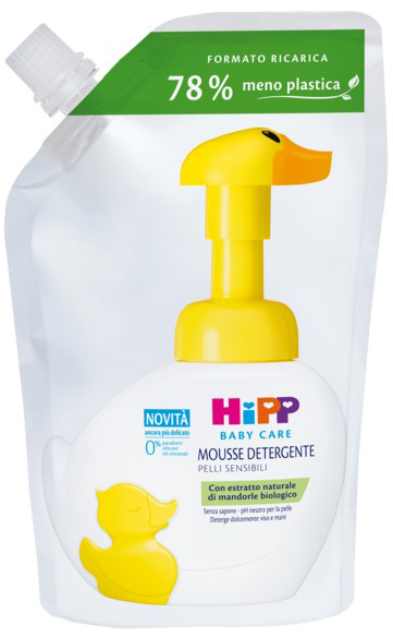 HIPP BABY CARE RICARICA MOUSSE DETERGENTE PAPERELLA FUN 250 ML - farmachicca