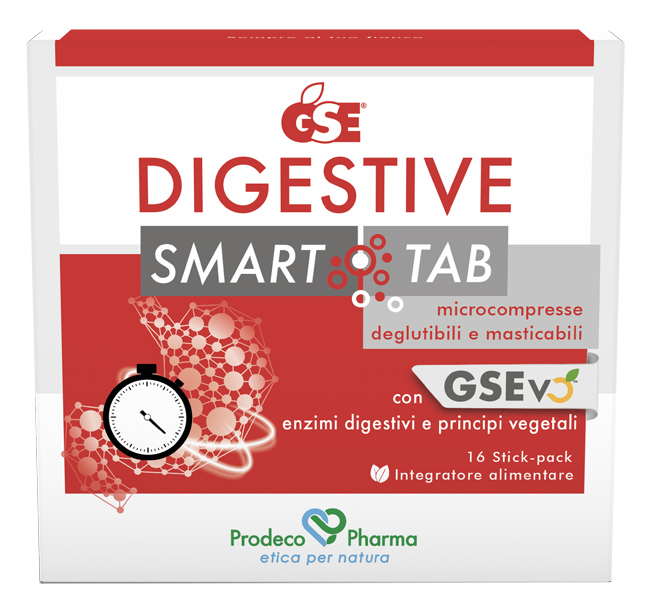 GSE DIGESTIVE SMART TAB 16 STICK PACK - farmachicca