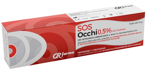 GEL OFTALMICO LUBRIFICANTE DEXPANTENOLO 5% SOS OCCHI 0,5% 10 G - farmachicca