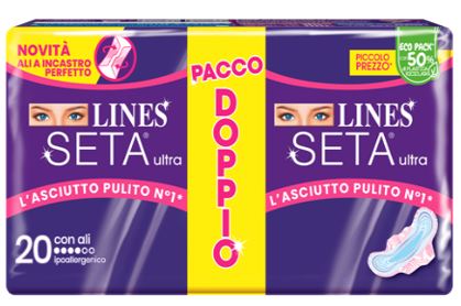 LINES SETA ULTRA ASSORBENTI ALI VP 20 PEZZI - farmachicca