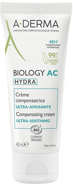 ADERMA BIOLOGY AC HYDRA CREMA COMPENSATRICE ULTRA LENITIVA 40 ML - farmachicca