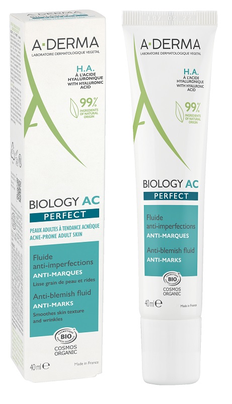 ADERMA BIOLOGY AC PERFECT FLUIDO ANTI IMPERFEZIONI 40 ML - farmachicca