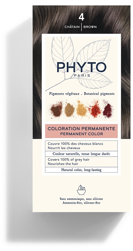COLOR KIT 4 CASTANO LATTE RIVELATORE 50 ML + CREMA COLORANTE 50 ML + MASCHERA PROTETTIVA COLORE 12 ML + GUANTI - farmachicca