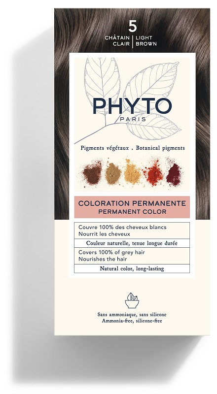 COLOR KIT 5 CASTANO CHIARO LATTE RIVELATORE 50 ML + CREMA COLORANTE 50 ML + MASCHERA PROTETTIVA COLORE 12 ML + GUANTI - farmachicca