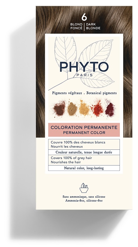 COLOR KIT 6 BIONDO SCURO LATTE RIVELATORE 50 ML + CREMA COLORANTE 50 ML + MASCHERA PROTETTIVA COLORE 12 ML + GUANTI - farmachicca