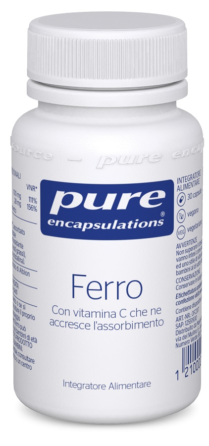 PURE ENCAPSULATIONS FERRO 30 CAPSULE - farmachicca