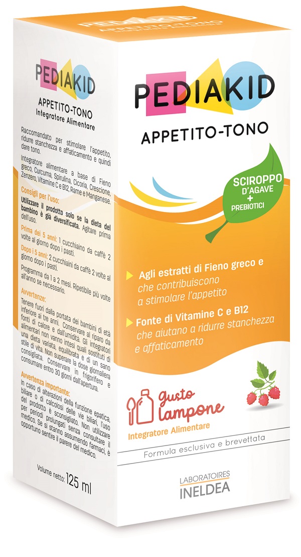 PEDIAKID APPETITO E TONO SCIROPPO 125 ML - farmachicca