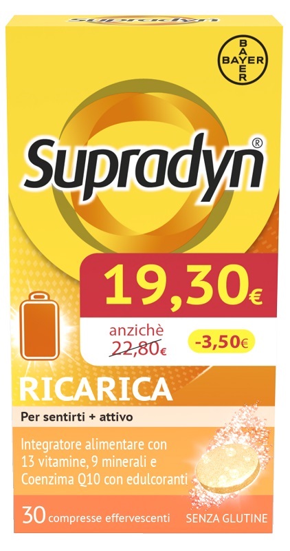 SUPRADYN RICARICA 30 COMPRESSE EFFERVESCENTI PROMO - farmachicca