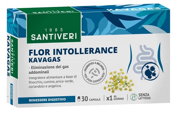FLOR INTOLLERANCE KAVAGAS 30 CAPSULE - farmachicca