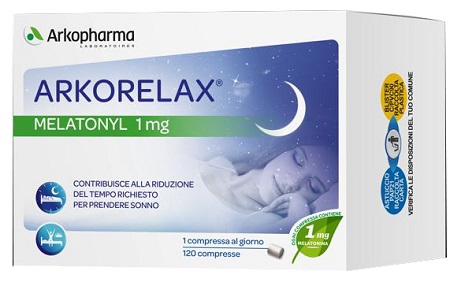 ARKORELAX MELATONYL 120 COMPRESSE - farmachicca