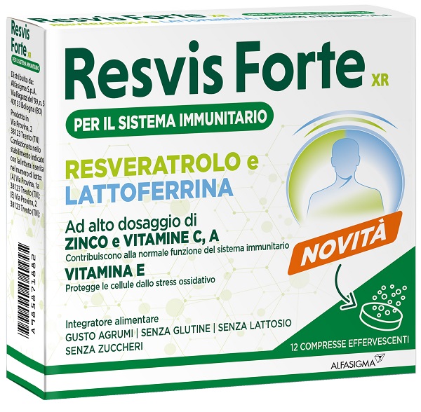 RESVIS FORTE XR 12 COMPRESSE EFFERVESCENTI - farmachicca