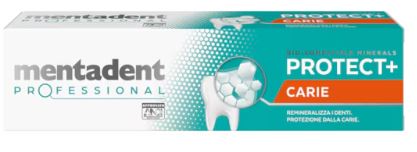 MENTADENT PROFESSIONAL DENTIFRICIO PROTECT + CARIE 75 ML - farmachicca