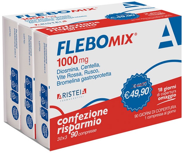 FLEBOMIX 1000 MG 90 COMPRESSE TRI-PACK - farmachicca