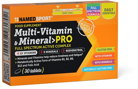 MULTI-VITAMIN&MINERAL PRO 30 COMPRESSE - farmachicca