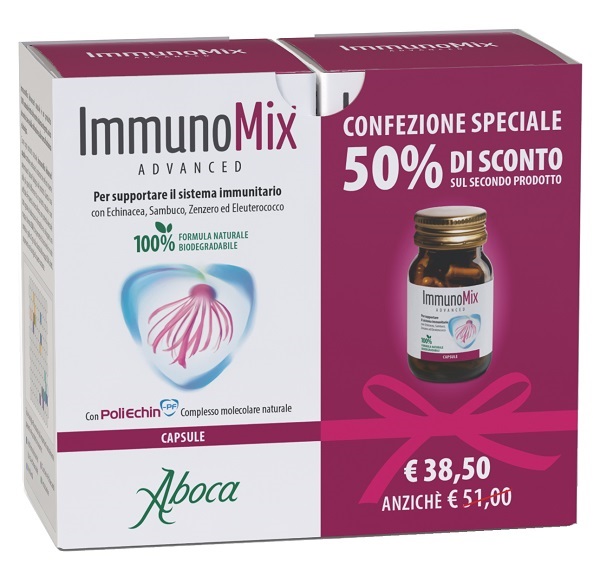 IMMUNOMIX ADVANCED 50 CAPSULE RM CONFEZIONE SPECIALE 2 PEZZI - farmachicca