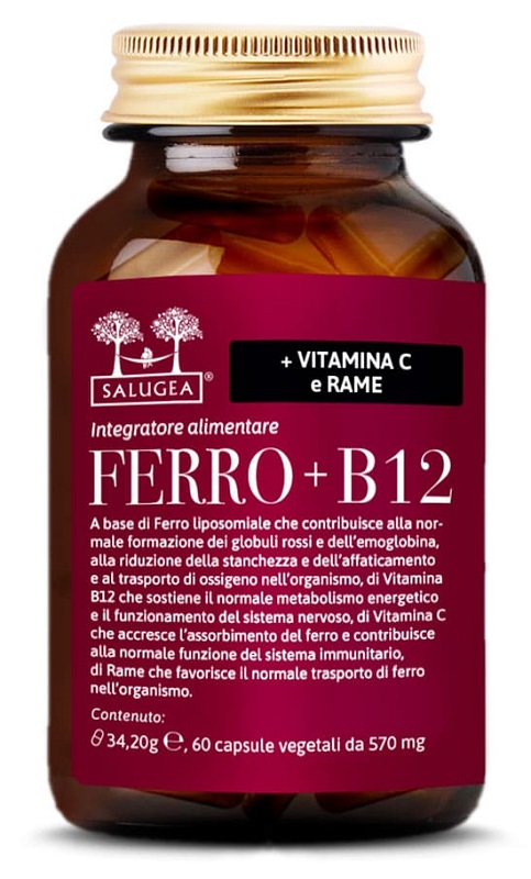 SALUGEA FERRO + B12 60 CAPSULE - farmachicca