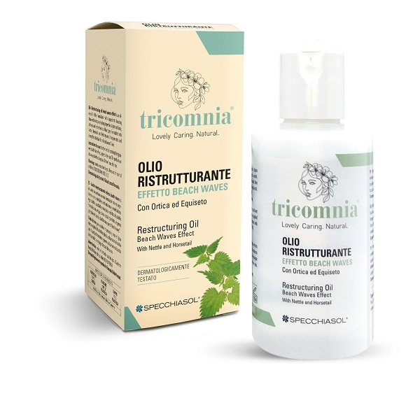 TRICOMNIA OLIO RISTRUTTURANTE EFFETTO BEACH WAVES 50 ML - farmachicca
