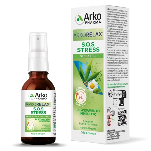 ARKORELAX SOS STRESS 15 ML - farmachicca