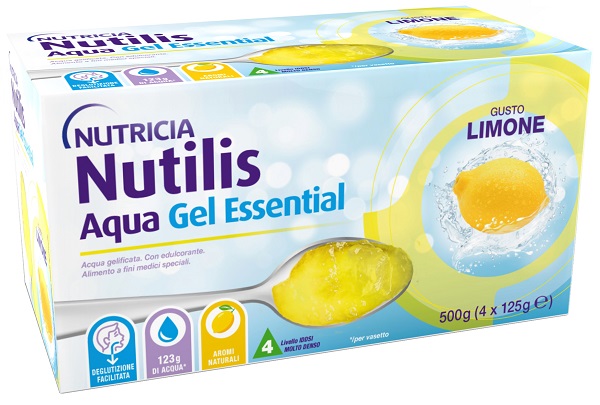 NUTILIS AQUA GEL LIMONE 4 PEZZI DA 125 G - farmachicca