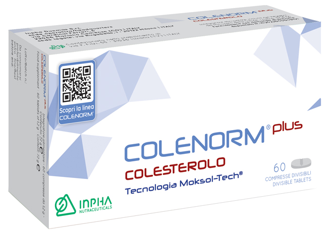 COLENORM PLUS COLESTEROLO 60 COMPRESSE DIVISIBILI - farmachicca