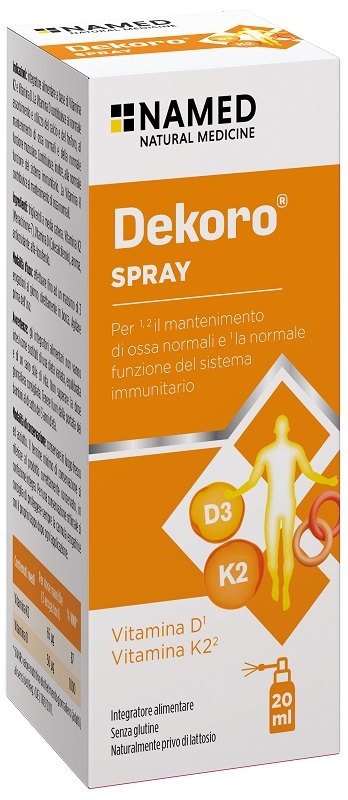 DEKORO SPRAY 20 ML SENZA GLUTINE, NATURALMENTE PRIVO DI LATTOSIO - farmachicca