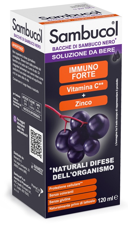 SAMBUCOL LIQUIDO DA BERE 120 ML - farmachicca