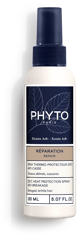 PHYTO PARIS REPARATION SPRAY TERMOPROTETTIVO 230 GRADI CELSIUS ANTI ROTTURA PER CAPELLI DANNEGGIATI FRAGILI 150 ML - farmachicca
