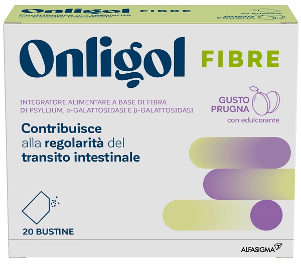 ONLIGOL FIBRE PRUGNA 20 BUSTINE - farmachicca