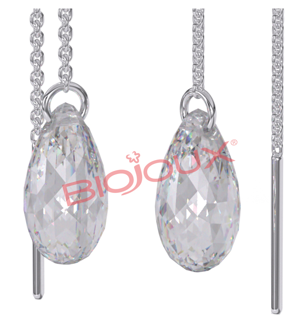 BJT330 ORECCHINI ELLA STAINLESS STEEL - farmachicca