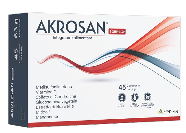 AKROSAN 45 COMPRESSE - farmachicca