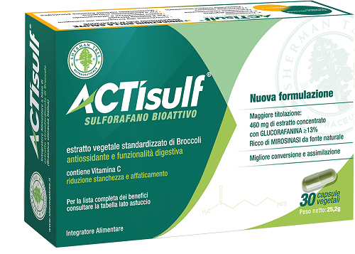 ACTISULF SULFORAFANO 30 CAPSULE VEGETALI - farmachicca