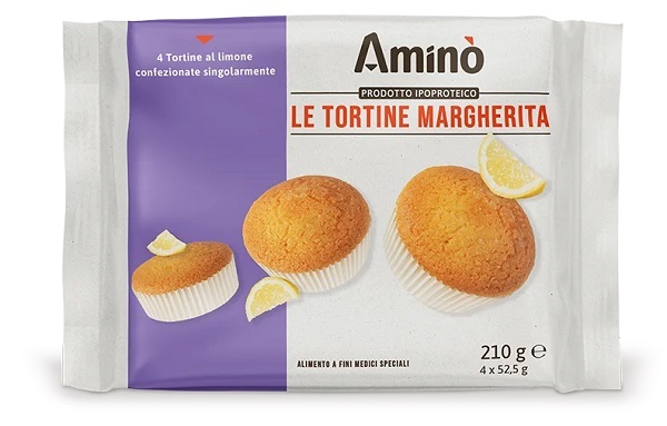 AMINO' LE TORTINE MARGHERITA 4 PEZZI X 52,5G - farmachicca