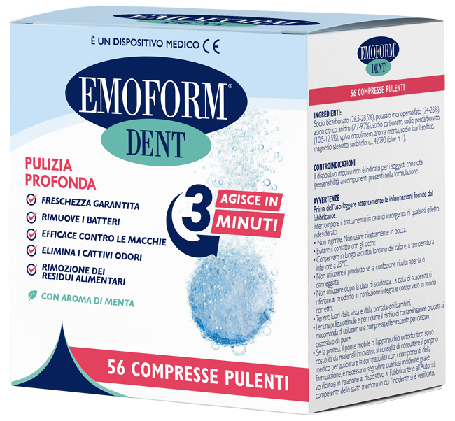 COMPRESSE PULENTI EMOFORM DENT 56 PEZZI - farmachicca